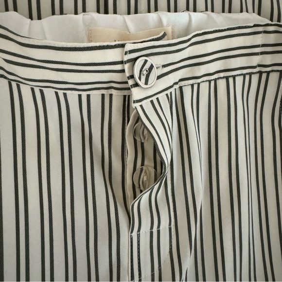 Ushatava Designer Button-Up Collared Top And Pant Striped Set Size XS - Picture 8 of 9